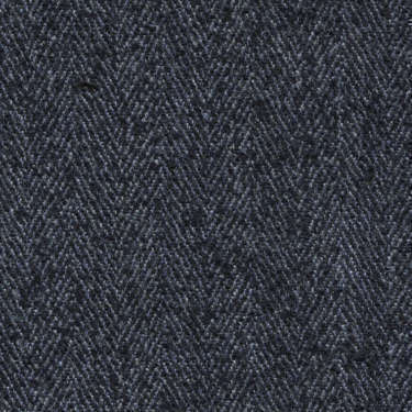 Tissu Holland and Sherry pour veste sur-mesure laine, polyamide et soie à chevrons bleu marine