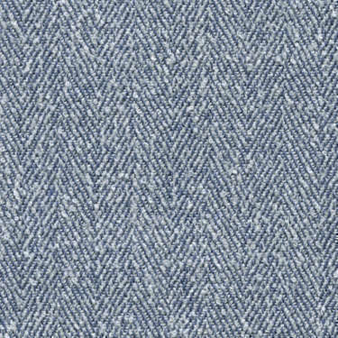 Tissu Holland and Sherry pour veste sur-mesure laine, polyamide et soie à chevrons bleu clair