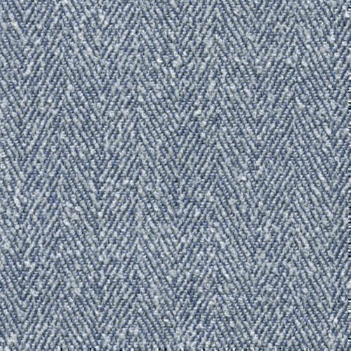 Tissu Holland and Sherry pour veste sur-mesure laine, polyamide et soie à chevrons bleu clair