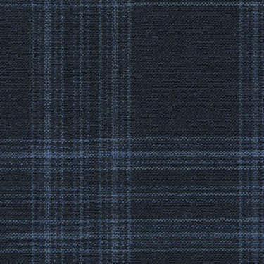 Tissu Holland and Sherry pour veste sur-mesure 100% laine bleu marine Prince de Galle bleu clair