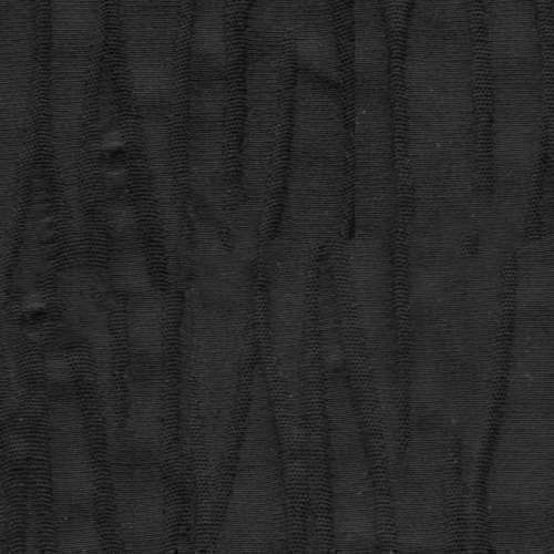 Tissu Holland and Sherry pour veste sur-mesure coton et élastane noir texture nervurée irrégulière