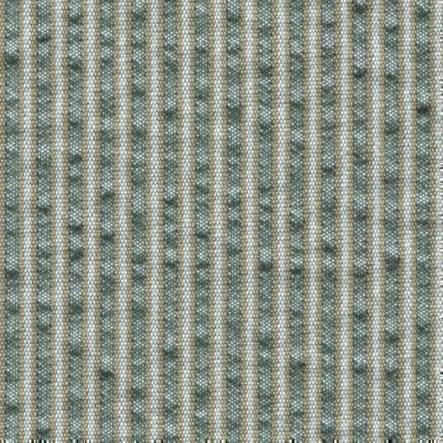 Tissu Holland and Sherry pour veste sur-mesure coton et laine vert à rayures beiges