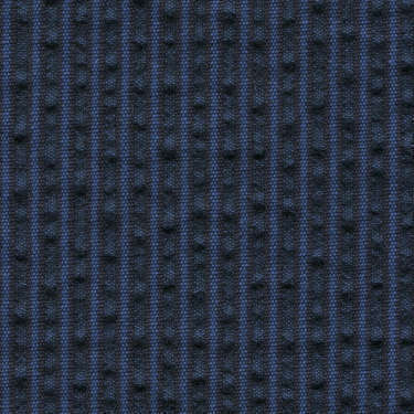 Tissu Holland and Sherry pour veste sur-mesure coton et laine bleu marine à rayures bleues France