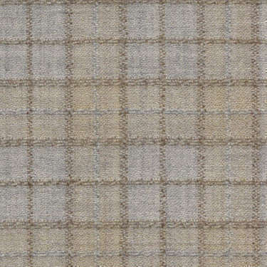 Tissu Holland and Sherry pour veste sur-mesure laine et soie Prince de Galles argent et beige clair