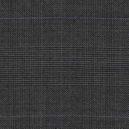 Tissu Holland and Sherry pour costume sur-mesure 100% laine Prince de Galles gris