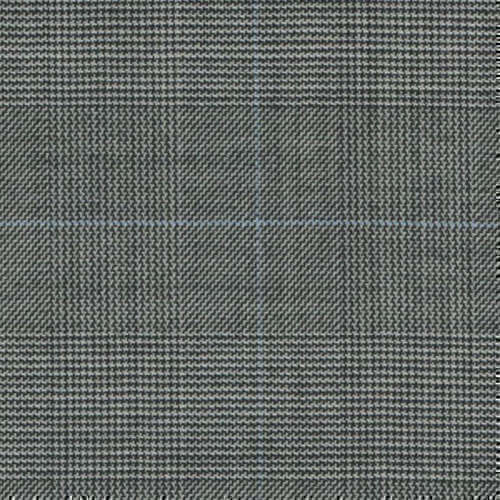 Tissu Holland and Sherry pour costume sur-mesure 100% laine Prince de Galles noir et blanc