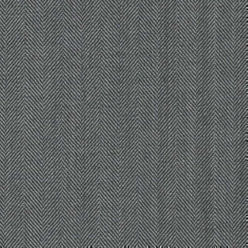 Tissu Holland and Sherry pour costume sur-mesure 100% laine à chevrons gris clair