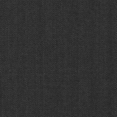 Tissu Holland and Sherry pour costume sur-mesure 100% laine à chevrons gris charbon