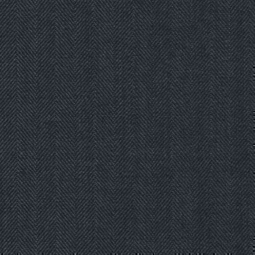 Tissu Holland and Sherry pour costume sur-mesure 100% laine à chevrons bleu marine