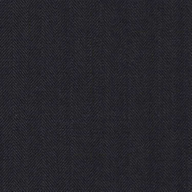 Tissu Holland and Sherry pour costume sur-mesure 100% laine à chevrons noir profond