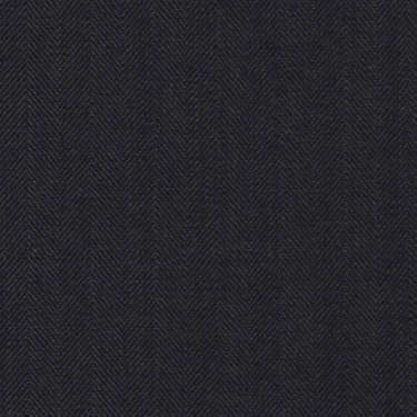 Tissu Holland and Sherry pour costume sur-mesure 100% laine à chevrons noir profond