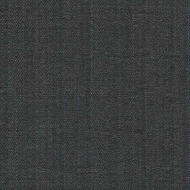 Tissu Holland and Sherry pour costume sur-mesure 100% laine à chevrons gris et rayures bleutées