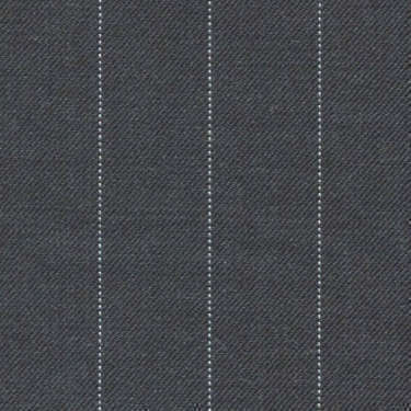 Tissu Holland and Sherry pour costume sur-mesure 100% laine gris à rayures tennis