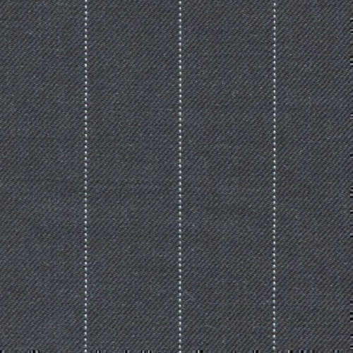 Tissu Holland and Sherry pour costume sur-mesure 100% laine gris à rayures tennis