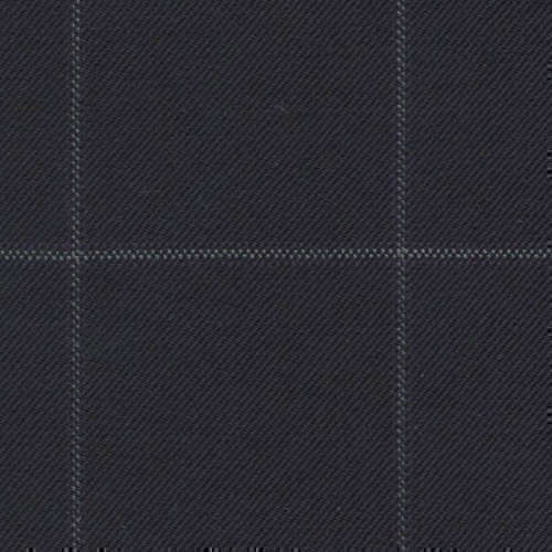 Tissu Holland and Sherry pour costume sur-mesure 100% laine bleu marine à carreaux fenêtres gris et violet