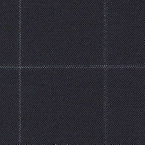 Tissu Holland and Sherry pour costume sur-mesure 100% laine bleu marine à carreaux fenêtres gris et violet