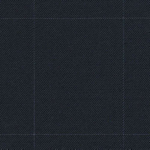 Tissu Holland and Sherry pour costume sur-mesure toile de laine bleu marine à carreaux fenêtre