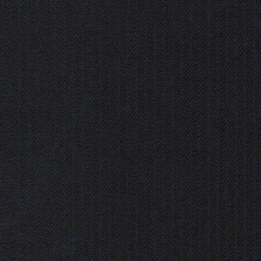 Tissu Holland and Sherry pour costume sur-mesure 100% laine noir à rayures étroites