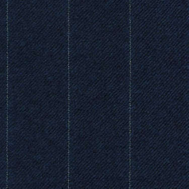 Tissu Holland and Sherry pour costume sur-mesure flanelle bleu marine à rayures