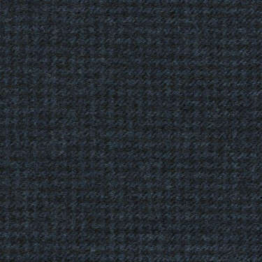 Tissu Holland and Sherry pour costume sur-mesure flanelle pied de poule bleu marine profond