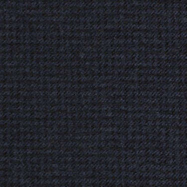 Tissu Holland and Sherry pour costume sur-mesure flanelle pied de poule bleu marine