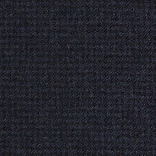 Tissu Holland and Sherry pour costume sur-mesure flanelle pied de poule bleu marine