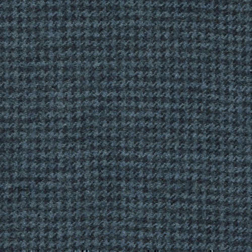 Tissu Holland and Sherry pour costume sur-mesure flanelle pied de poule bleu