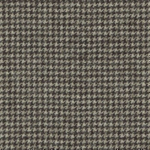 Tissu Holland and Sherry pour costume sur-mesure flanelle pied de poule gris clair